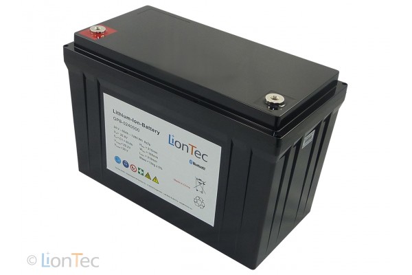 Lithium-Ionen-Batterie 24 V - 50 Ah mit Bluetooth